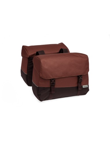 New Looxs fietstas dubbel Joli Oslo burgundy/rust 37L