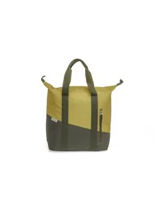 New Looxs fietstas enkel shopper Kota Oslo olive/yellow 24L