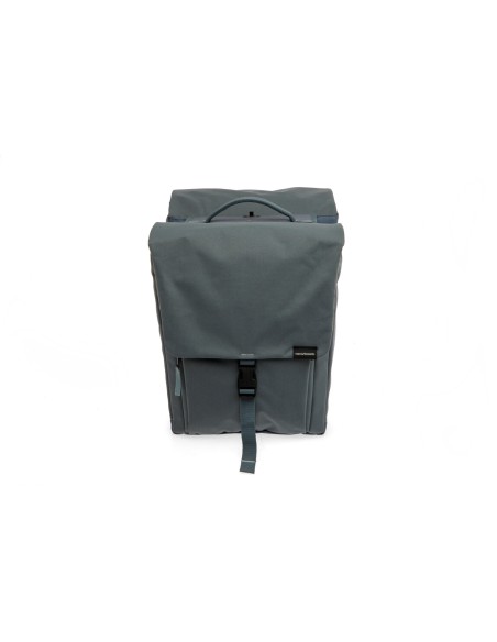 New Looxs fietstas dubbel Tulum afneembaar grey green 32L