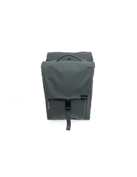 New Looxs fietstas dubbel Tulum afneembaar grey green 32L