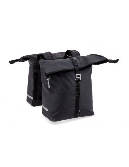 New Looxs fietstas dubbel Cantos black 36L