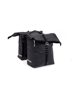 New Looxs fietstas dubbel Cantos black MIK 36L