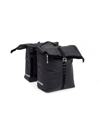New Looxs fietstas dubbel Cantos black MIK 36L