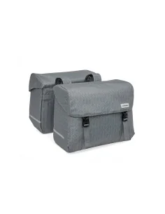New Looxs fietstas dubbel Mondi Joy Nima grey 38L