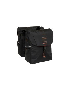 New Looxs fietstas dubbel Vigo black orange 40L