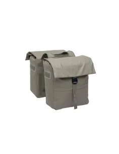 New Looxs fietstas dubbel Leeds taupe 38L