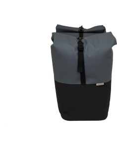 New Looxs fietstas dubbel Nyborg grijs/zwart MIK 2.0 34L