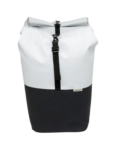 New Looxs fietstas dubbel Nyborg L.grijs/zwart MIK 2.0 34L