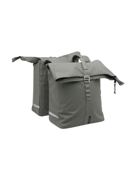 New Looxs fietstas dubbel Cantos groen 36L
