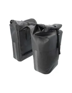 New Looxs fietstas dubbel Nyborg black 34L