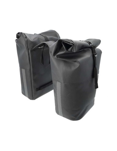 New Looxs fietstas dubbel Nyborg black 34L