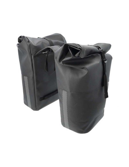 New Looxs fietstas dubbel Nyborg black 34L