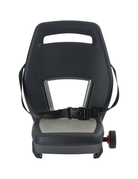 Qibbel achterzitje Junior 6+ Granite Grey - antraciet/grijs