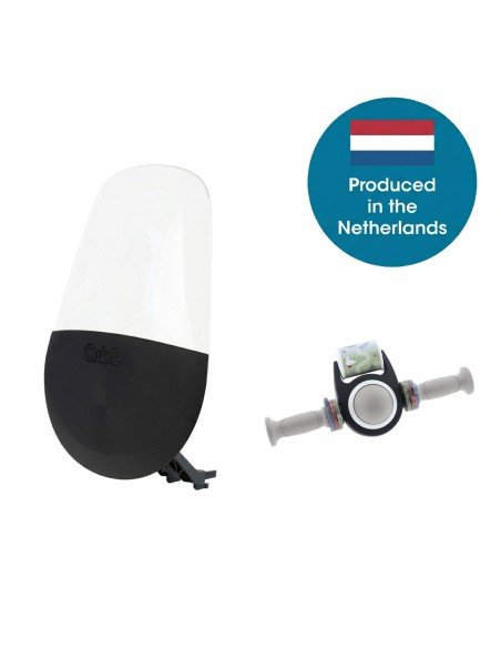 Qibbel Air windscherm + toybar pebble grey