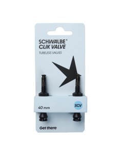 Schwalbe clik valve tubeless ventiel set 40mm