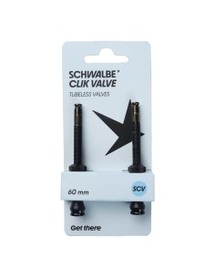 Schwalbe clik valve tubeless ventiel set 60mm