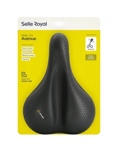 Selle Royal zadel Avenue Moderate zwart