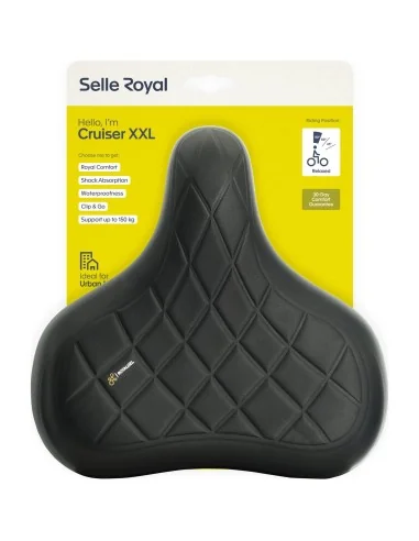 Selle Royal zadel Cruiser Relaxed XXL zwart