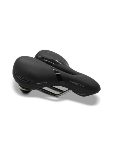 Selle Royal zadel Respiro Relaxed Stracciatella zwart