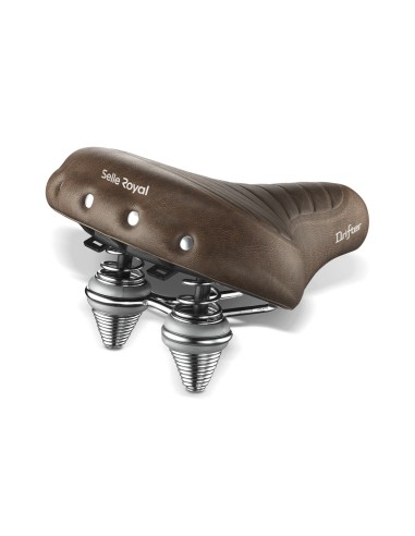 Selle Royal zadel Drifter Plus Stracciatella bruin