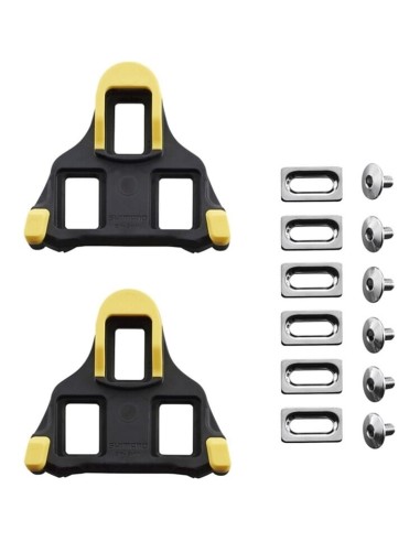 Shimano schoenplaatjes SM-SH11 SPD-SL geel