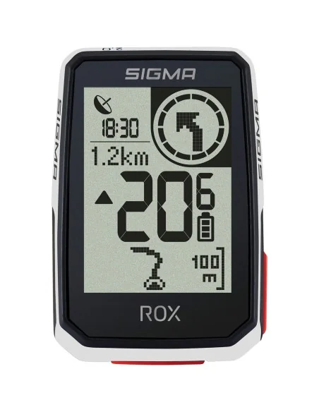 Sigma fietscomputer ROX 2.0 Endurance white
