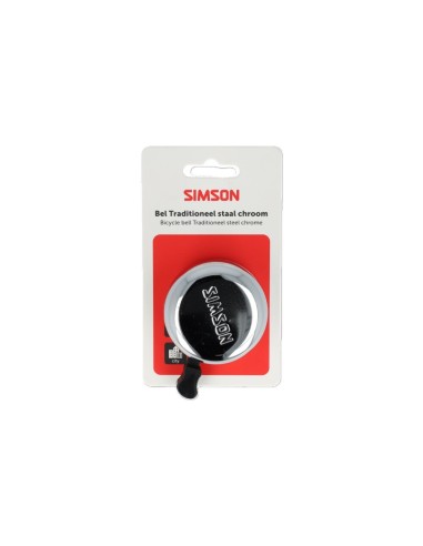 Simson bel Traditioneel chroom staal