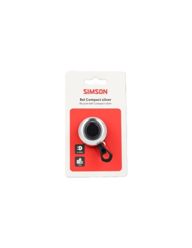 Simson bel Compact zilver