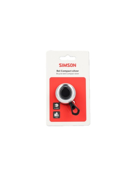 Simson bel Compact zilver