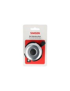 Simson bel Hybride zilver