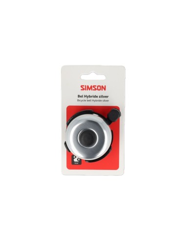 Simson bel Hybride zilver