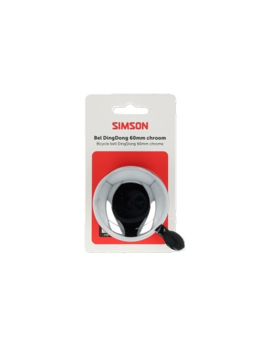 Simson bel Ding Dong Medium chroom 60mm