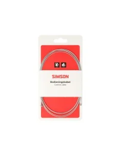 Simson schakel binnenkabel rvs 2.25m