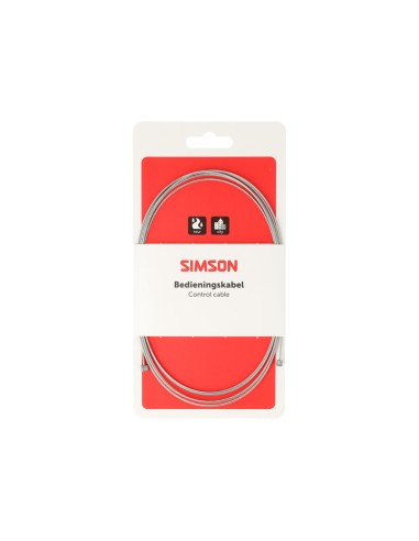 Simson schakel binnenkabel rvs 2.25m