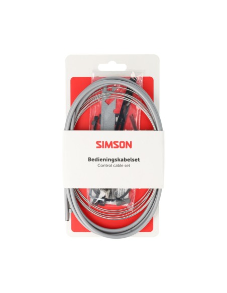 Simson schakel kabel Nexus rvs grijs