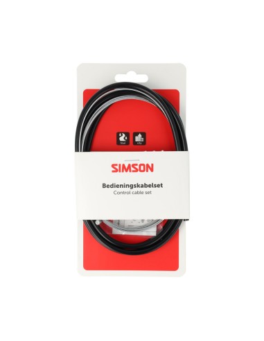 Simson schakel kabel uni SA / Gazelle zwart