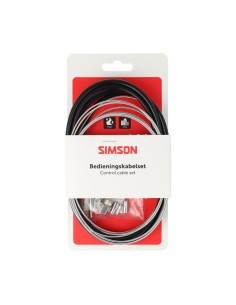 Simson remkabel Nexus RVS met stelbout + inbus zwart