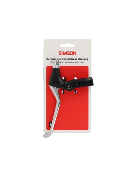 Simson remgreep set lang alu/zwart
