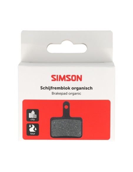 Simson schijfremblok organisch Shimano/Tektro