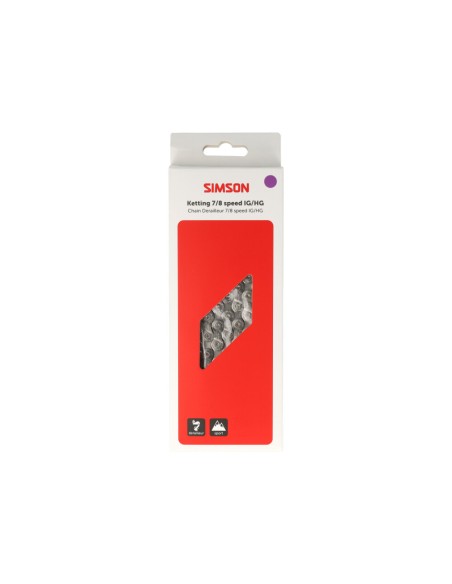 Simson ketting Derailleur 7/8v HG