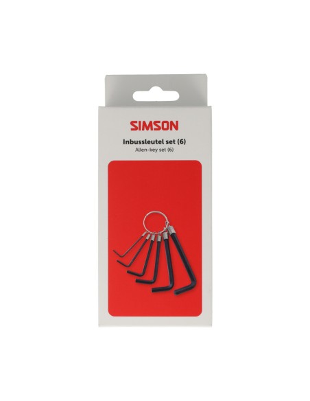 Simson inbussleutelset 6-delig