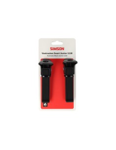 Simson voetsteun set 1118 op as zwart