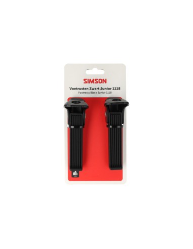 Simson voetsteun set 1118 op as zwart
