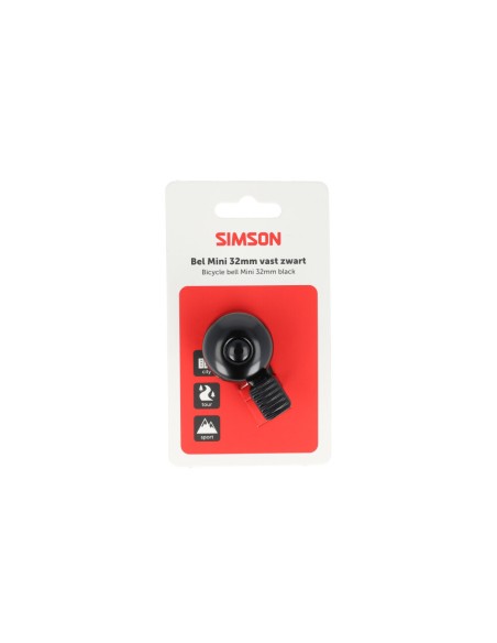 Simson bel Mini 32mm zwart