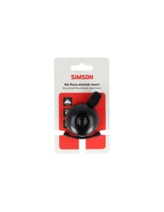 Simson bel Race met elastiek bevestiging zwart