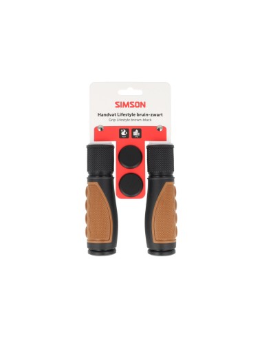 Simson handvatten Lifestyle bruin/zwart