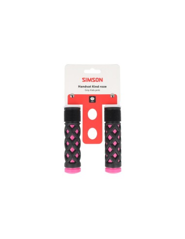 Simson handvatten kinder roze/zwart