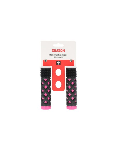 Simson handvatten kinder roze/zwart