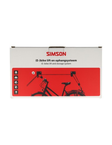 Simson E-bike lift en ophangsysteem