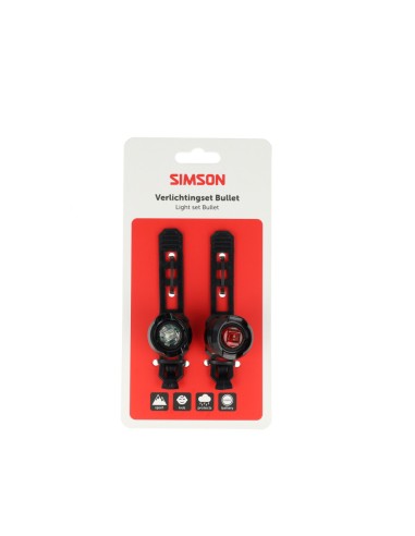 Simson verlichtingsset Bullit batterij
